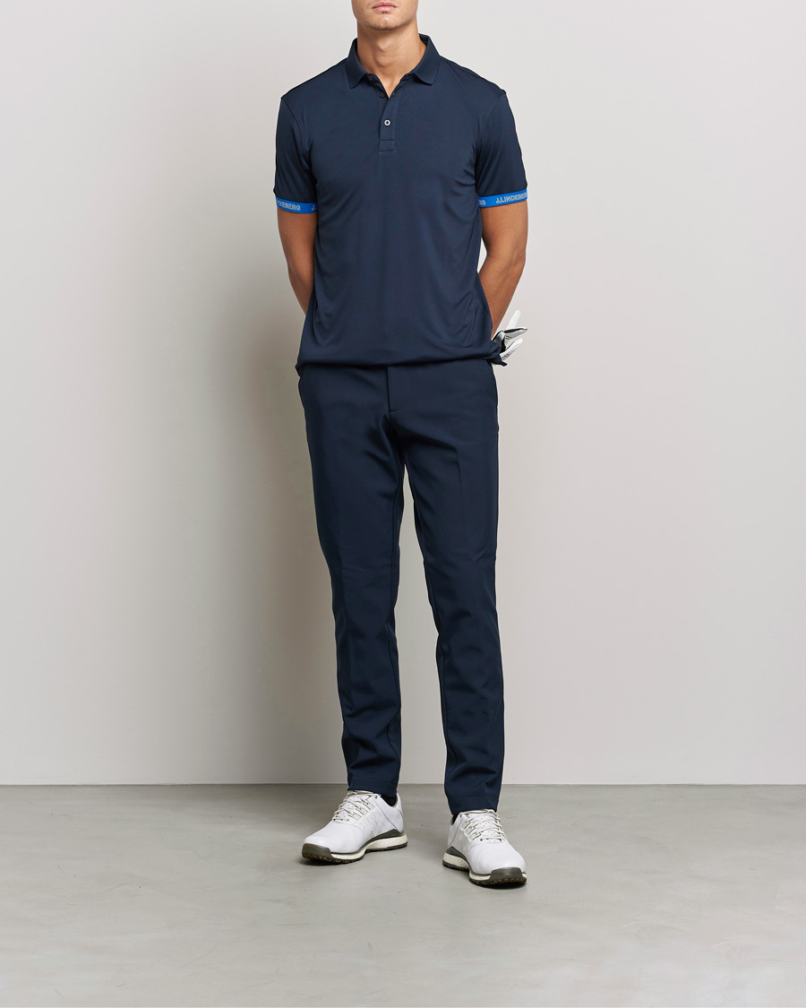 Homme | Polos | J.Lindeberg | Guy Regular Polo Navy