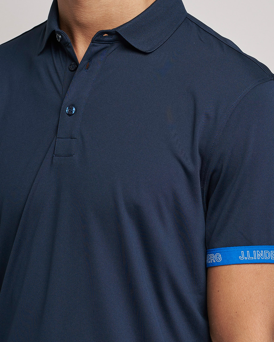 Homme | Polos | J.Lindeberg | Guy Regular Polo Navy