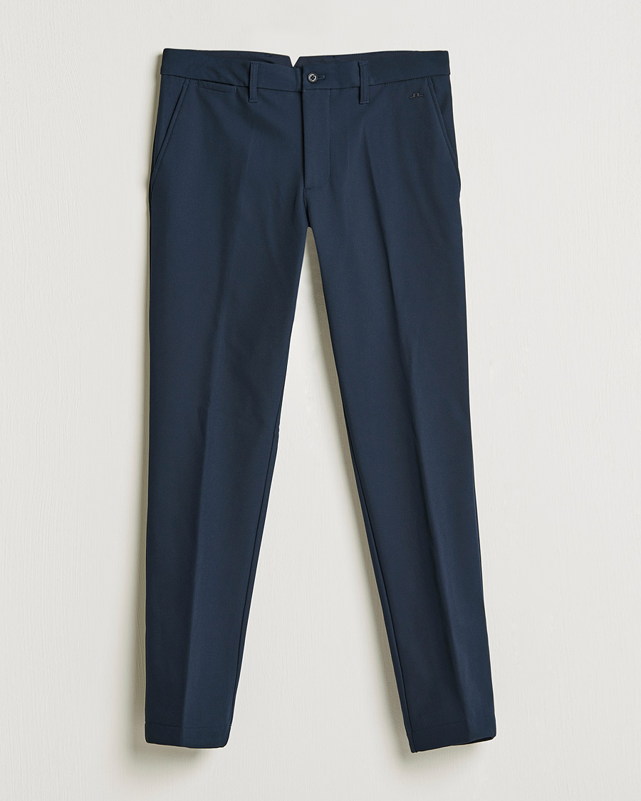 Heren | Broeken | J.Lindeberg | Ellot Bonded Fleece Pants Navy