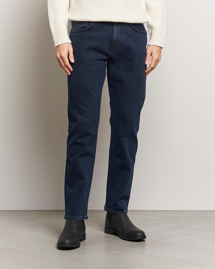 Heren | Jeans | Jeanerica | TM005 Tapered Jeans Blue Black