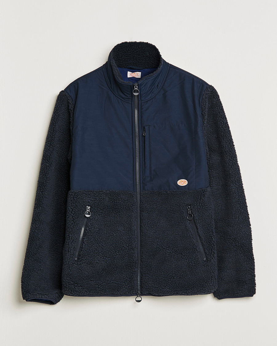 Homme | Pulls Et Tricots | Armor-lux | Sherpa Fleece Jacket Navy