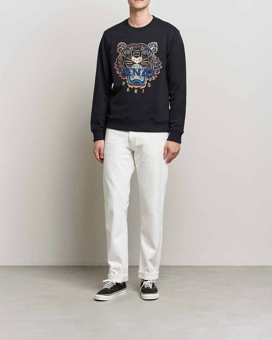 Heren | Truien | KENZO | Icon Tiger Sweatshirt Black