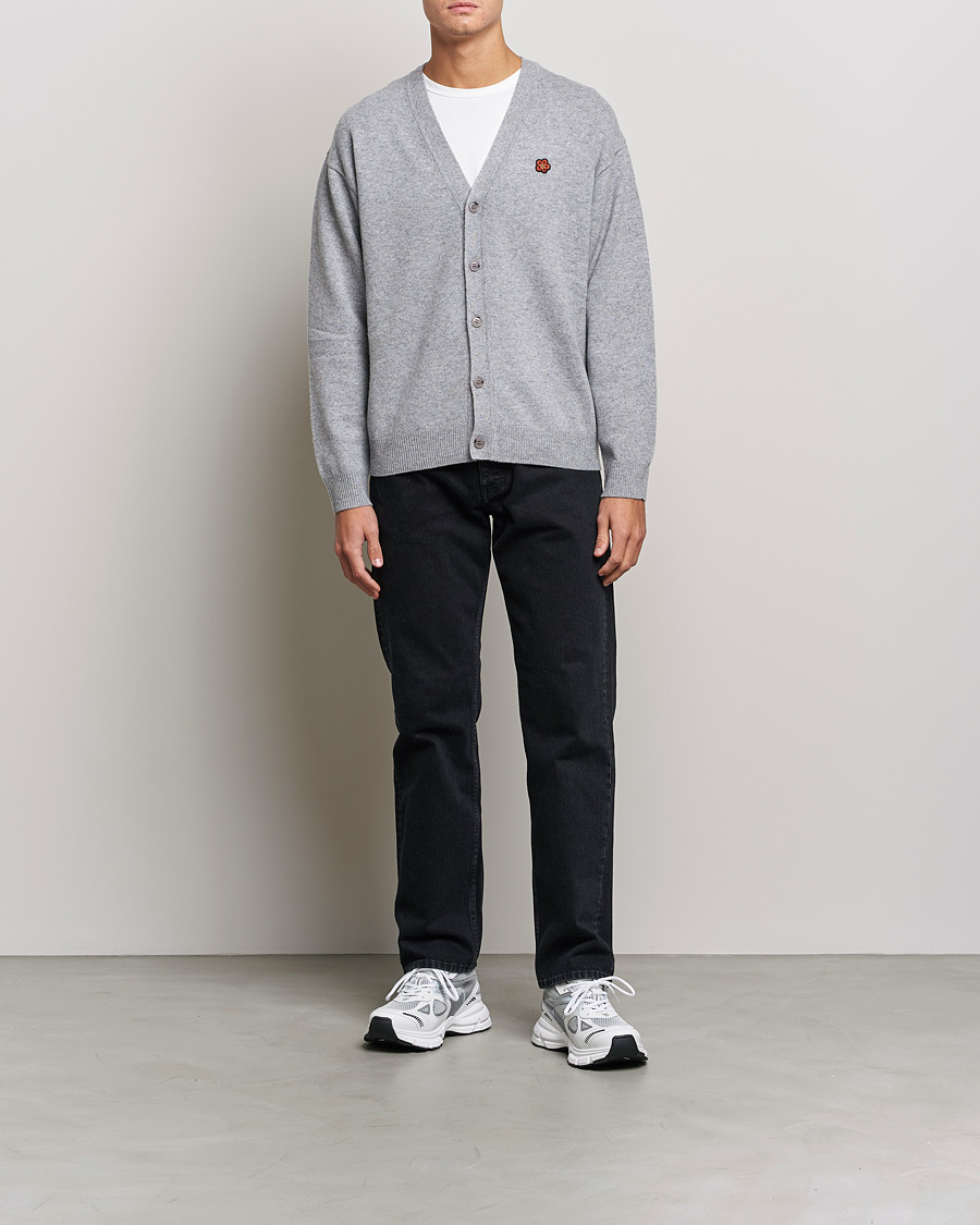 Homme | Pulls Et Tricots | KENZO | Wool Cardigan Misty Grey