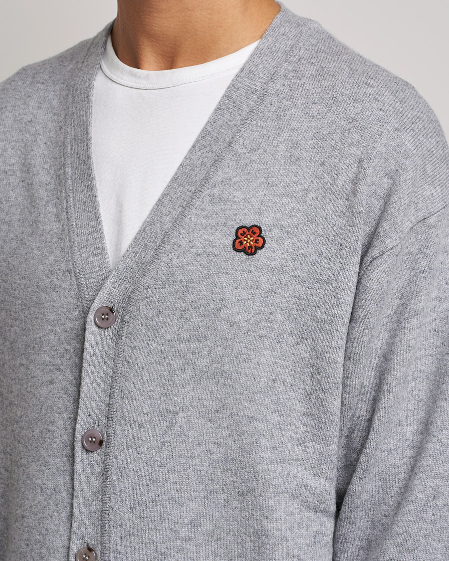 Homme | Pulls Et Tricots | KENZO | Wool Cardigan Misty Grey