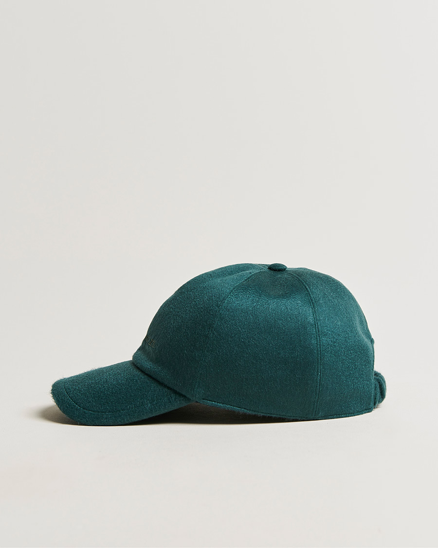 Homme | Kiton Cashmere Baseball Cap Dark Green | Kiton | Cashmere Baseball Cap Dark Green