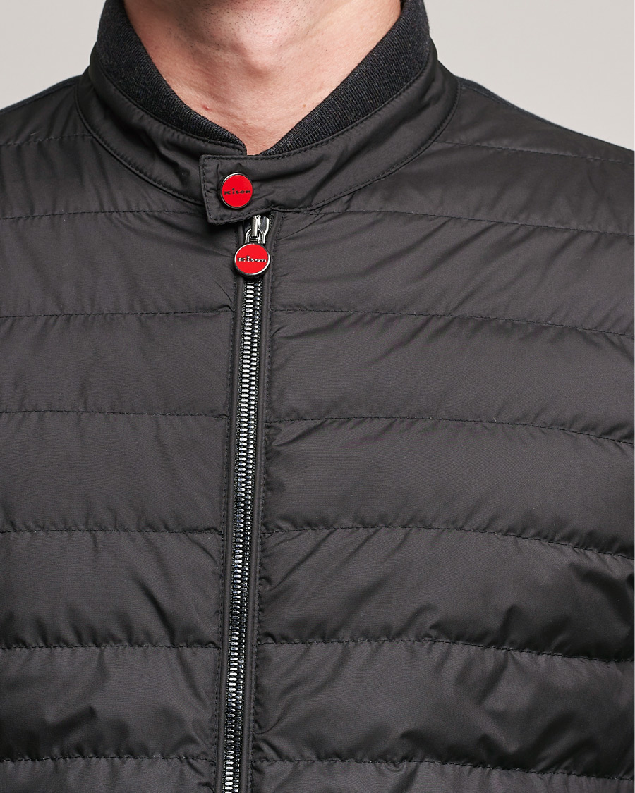 Homme | Manteaux Et Vestes | Kiton | Cotton/Cashmere Hybrid Jacket Charcoal