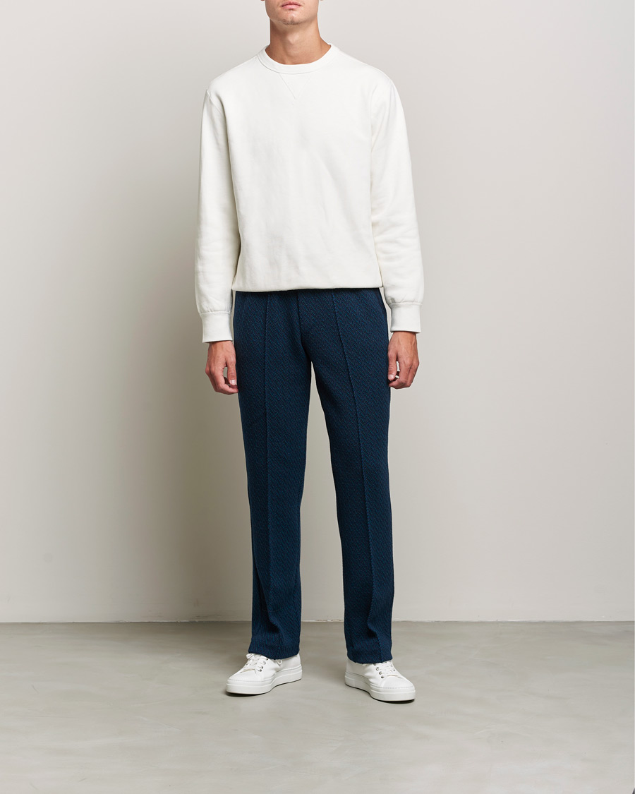 Heren | Broeken | Missoni | Zig Zag Knitted Trousers Navy