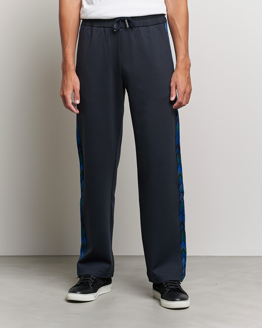 Heren | Broeken | Missoni | Chevron Track Pants Navy