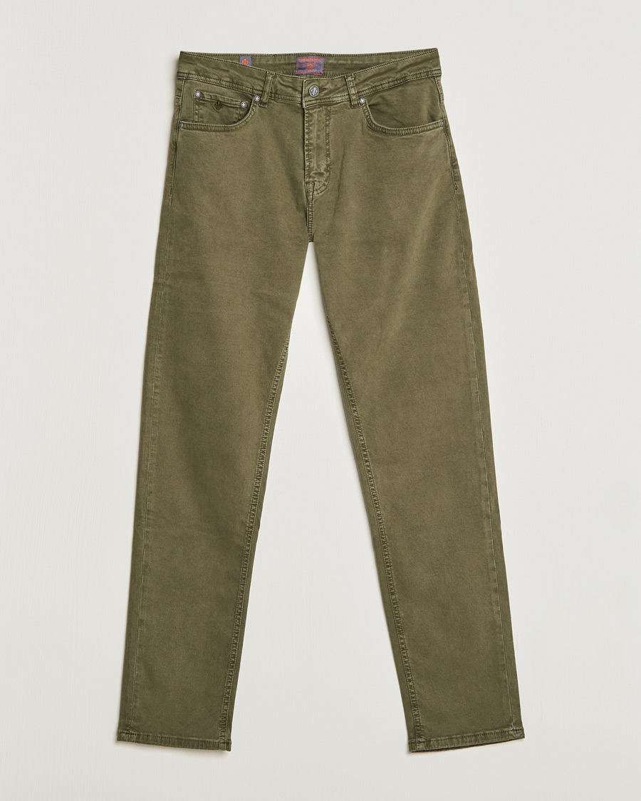 Homme | Pantalons | Morris | James Brushed Chinos Olive