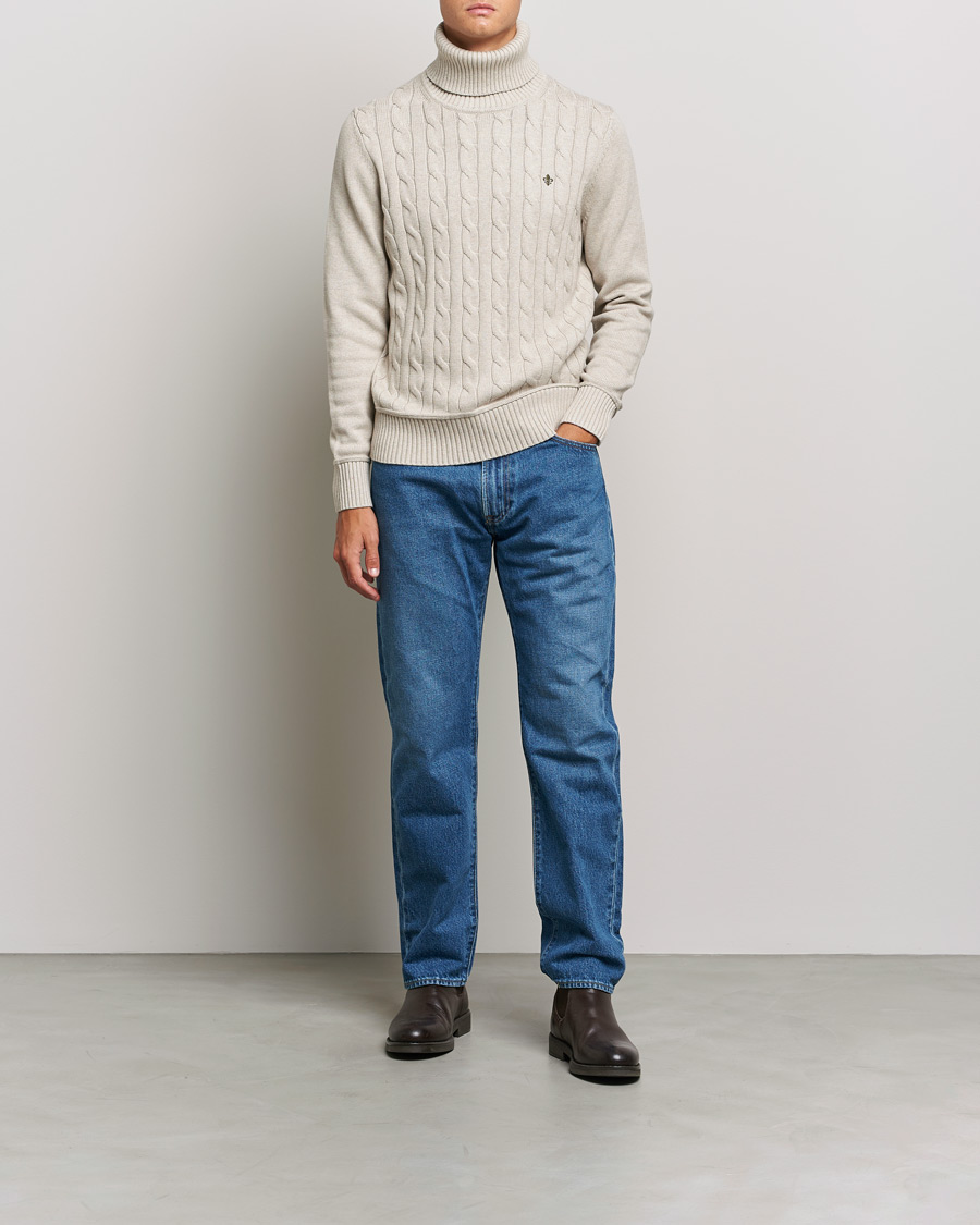 Homme | Pulls Et Tricots | Morris | Edmond Cable Rollneck Khaki