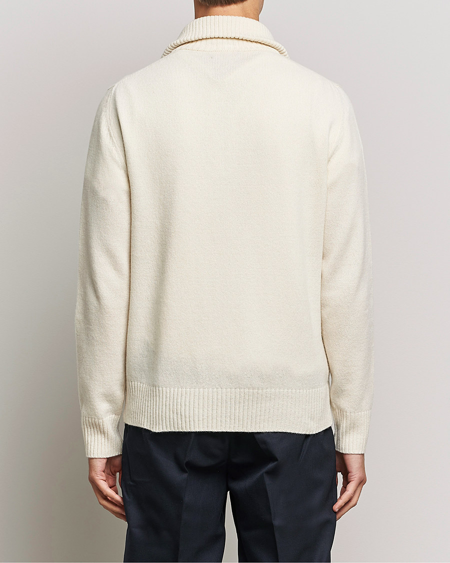 Homme | Pulls Et Tricots | Morris | Kieran Wool Half Zip Off White