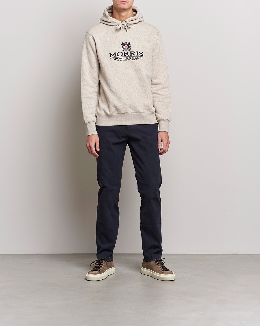 Homme | Pulls Et Tricots | Morris | Trevor Logo Hoodie Khaki