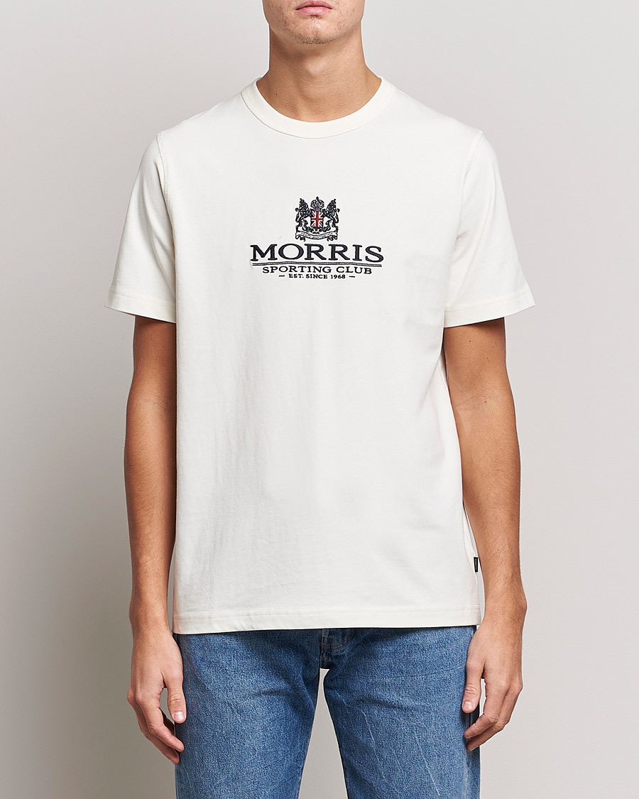 Homme | T-shirts | Morris | Trevor Logo T-shirt Off White