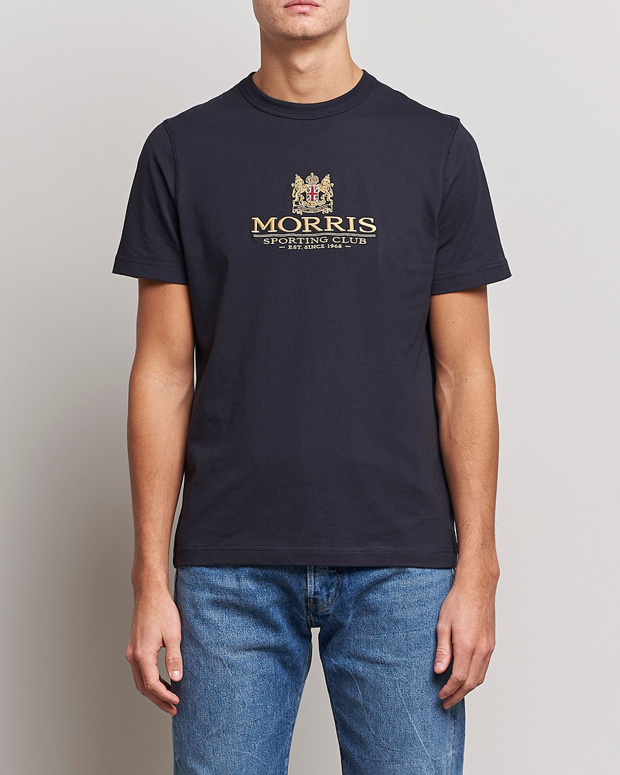 Homme | T-shirts | Morris | Trevor Logo T-shirt Blue