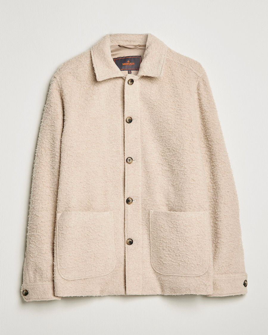 Heren | Jassen | Morris | Shaggy Shirt Jacket Beige
