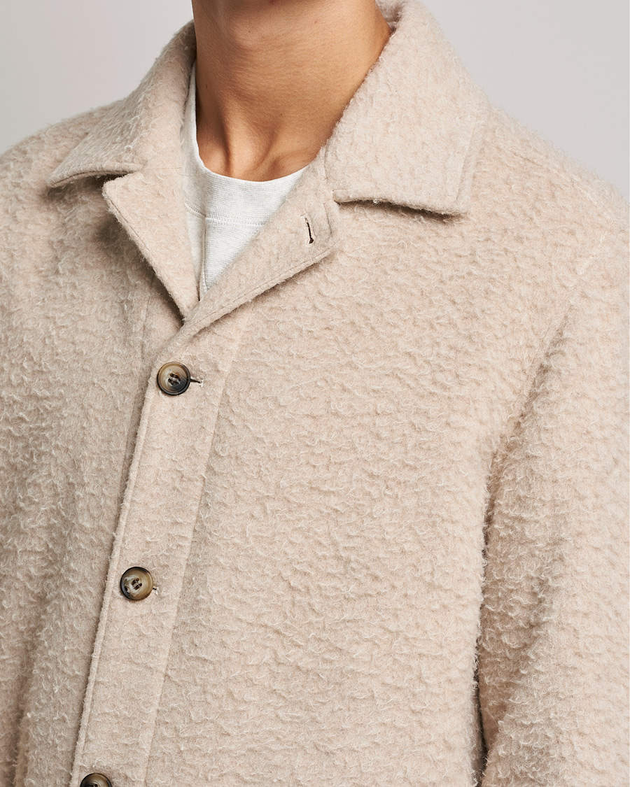 Heren | Jassen | Morris | Shaggy Shirt Jacket Beige