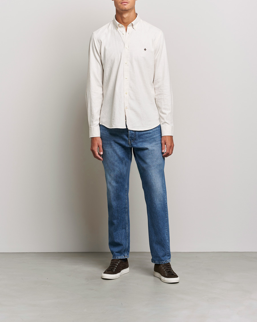 Homme | Chemises | Morris | Watts Flannel Button Down Shirt Beige