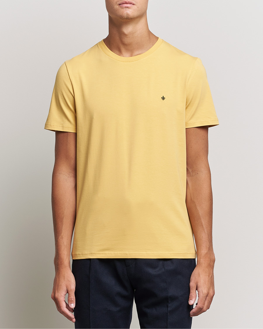 Heren | T-shirts | Morris | James Crew Neck T-shirt Yellow