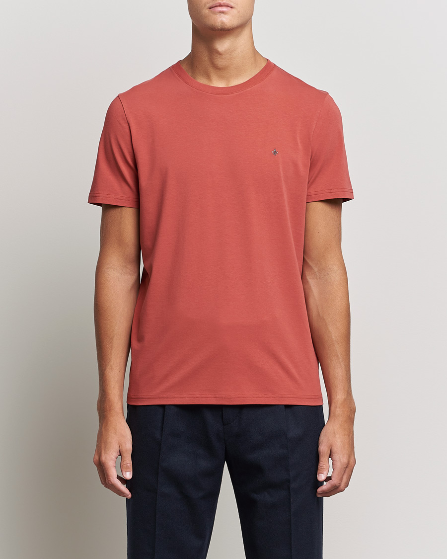 Heren | T-shirts | Morris | James Crew Neck T-shirt Red