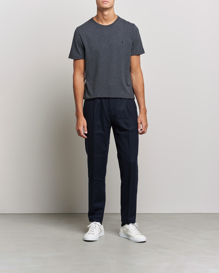 Homme | T-shirts | Morris | James Crew Neck T-shirt Dark Grey