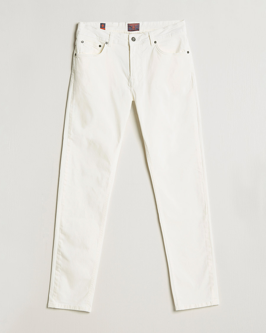 Homme | Pantalons | Morris | James Brushed Chinos Off White