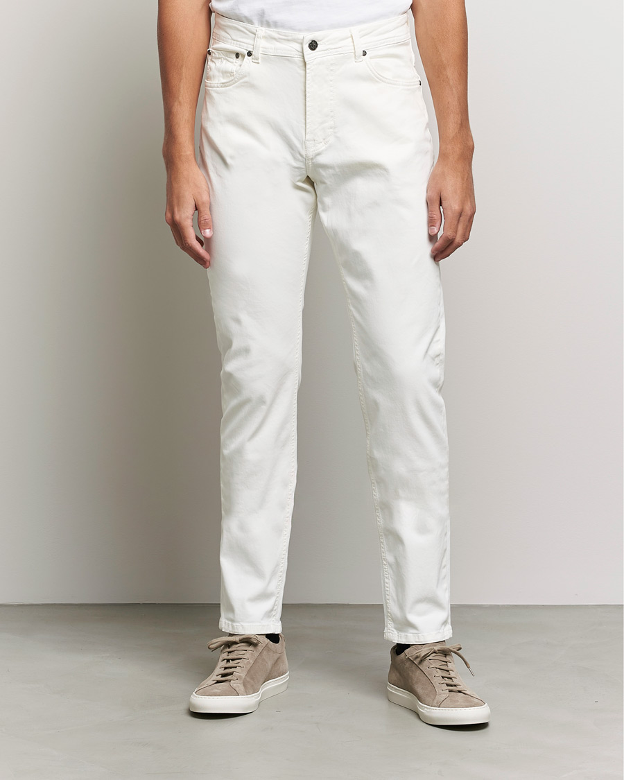 Homme | Pantalons | Morris | James Brushed Chinos Off White