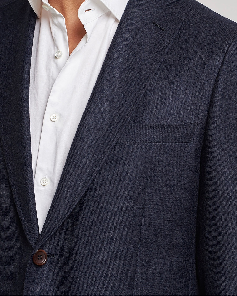 Homme | Blazers | Morris | Archie Flannel Blazer Navy