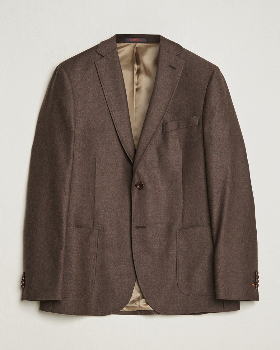 Homme | Blazers | Morris | Archie Flannel Blazer Brown