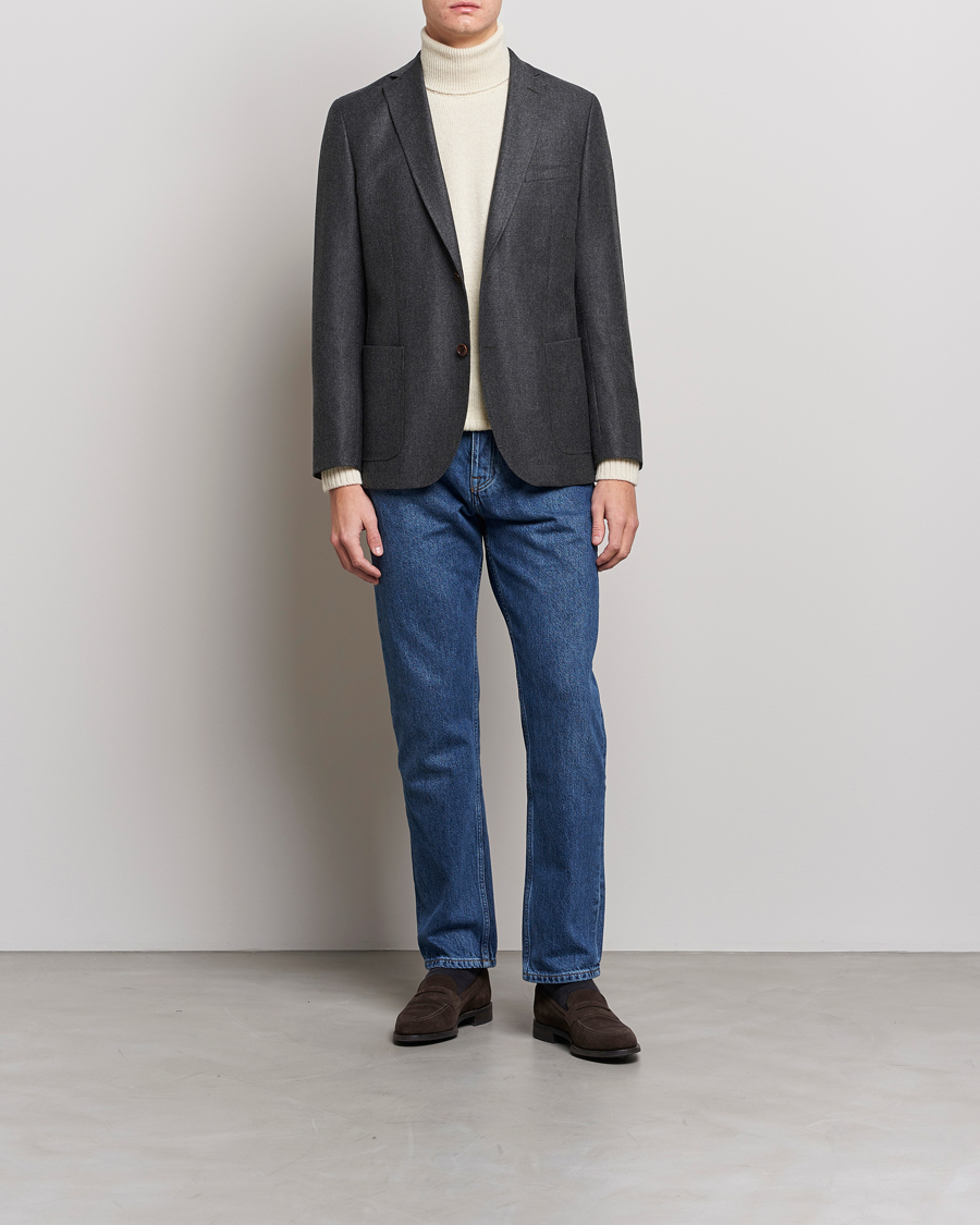 Homme | Blazers | Morris | Archie Flannel Blazer Grey