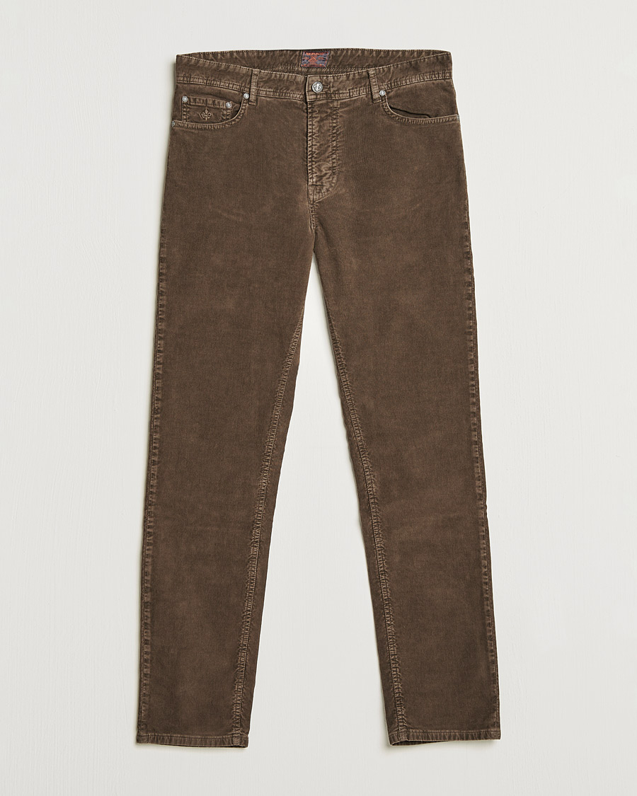 Homme | Pantalons | Morris | James Corduroy 5-Pocket Pants Dark Brown