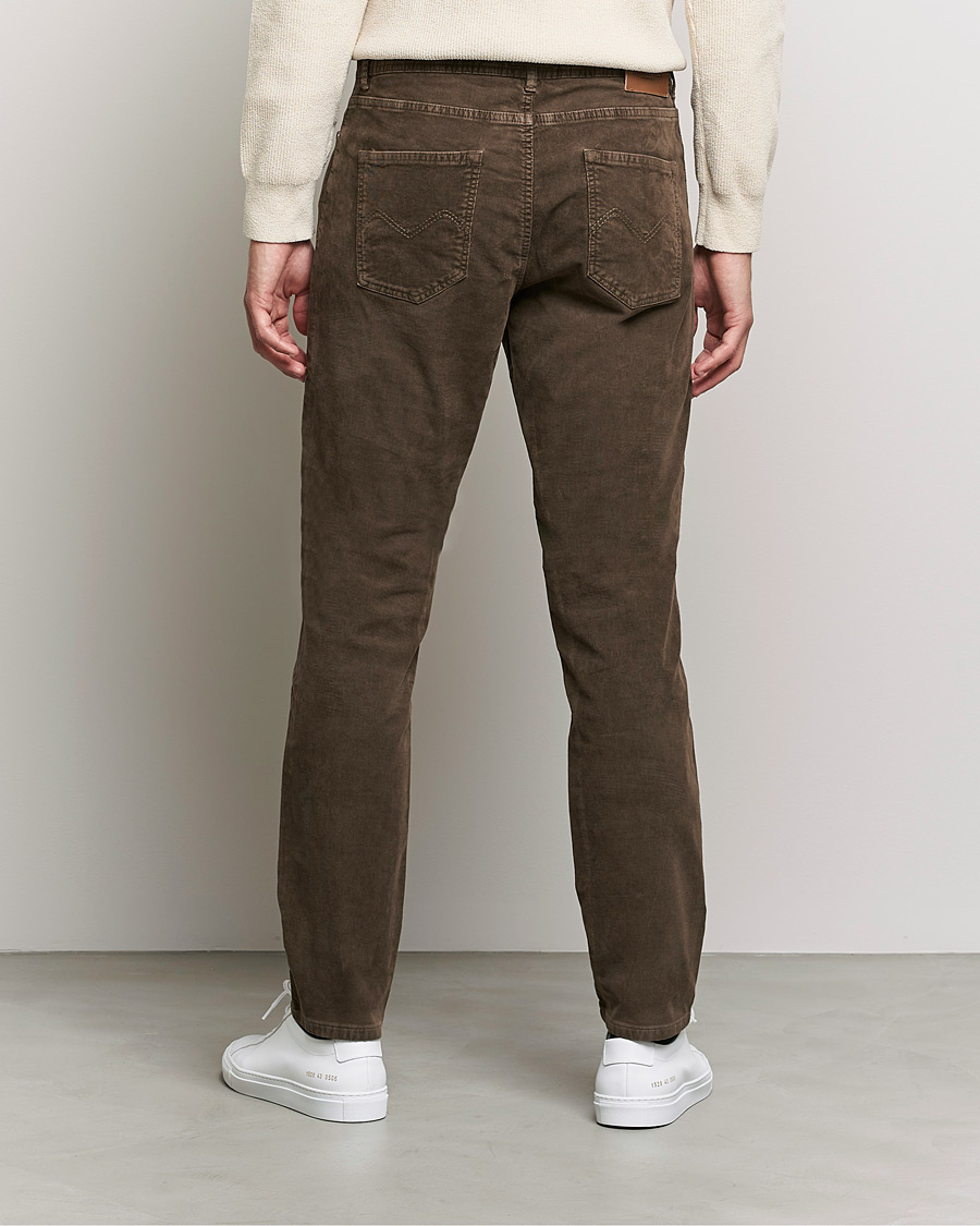 Homme | Pantalons | Morris | James Corduroy 5-Pocket Pants Dark Brown