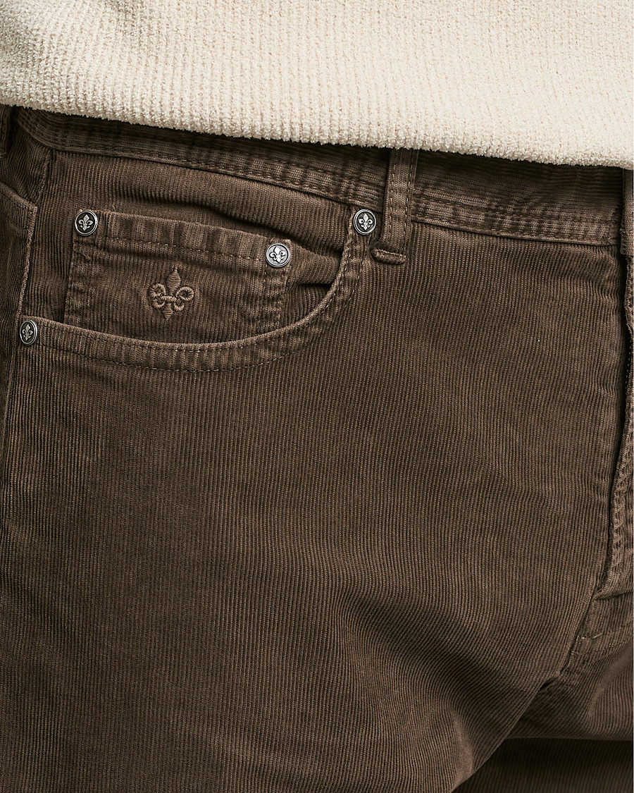 Homme | Pantalons | Morris | James Corduroy 5-Pocket Pants Dark Brown
