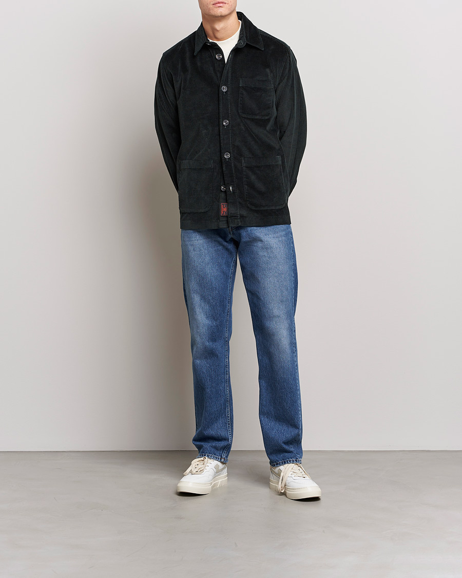 Homme | Chemises | Morris | Heaton Corduroy Shirt Jacket Olive