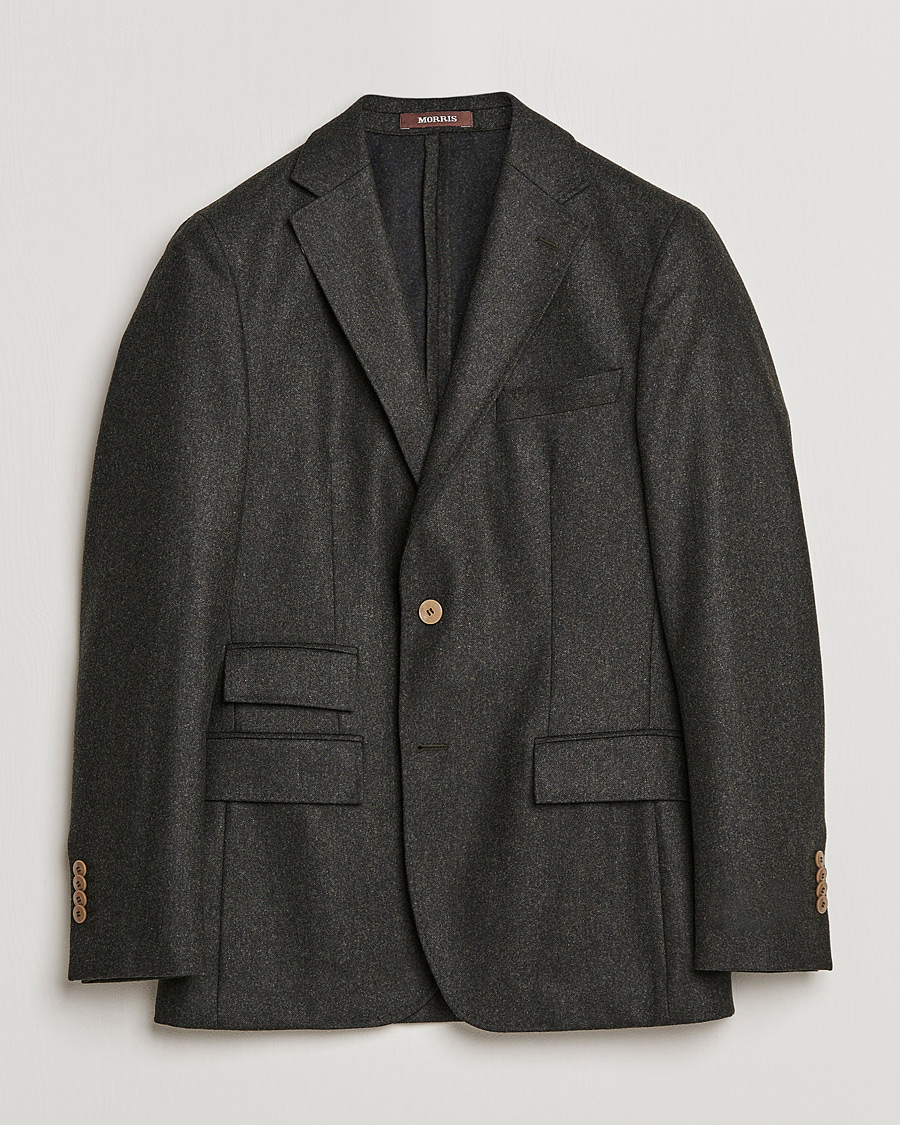 Heren | Blazers | Morris Heritage | Keith Flannel Suit Blazer Green