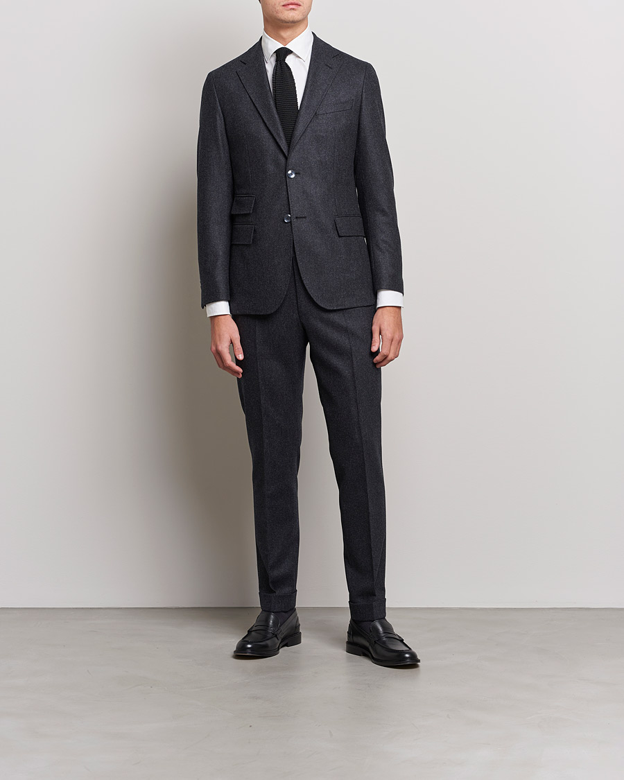 Homme | Pantalons | Morris Heritage | Jack Flannel Suit Trousers Grey