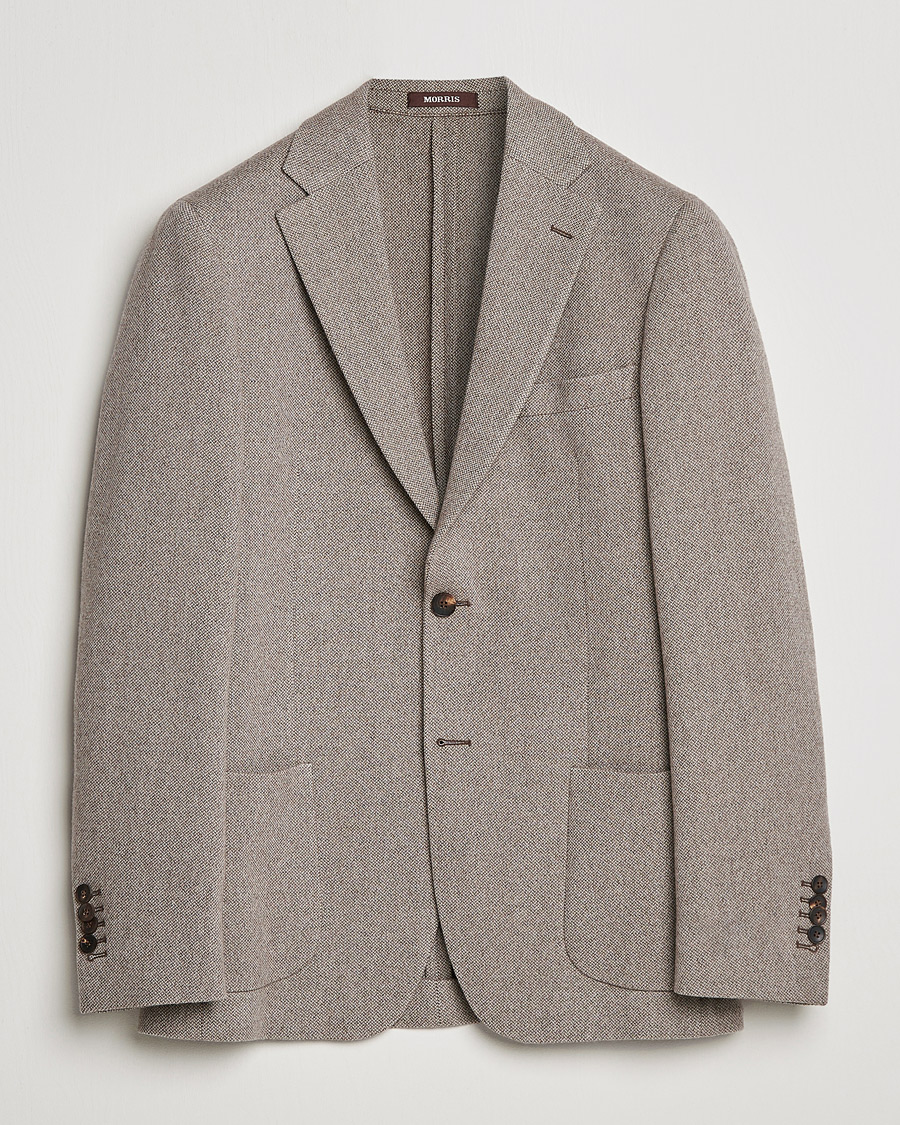 Homme | Blazers | Morris Heritage | Mike Cashmere Blazer Khaki