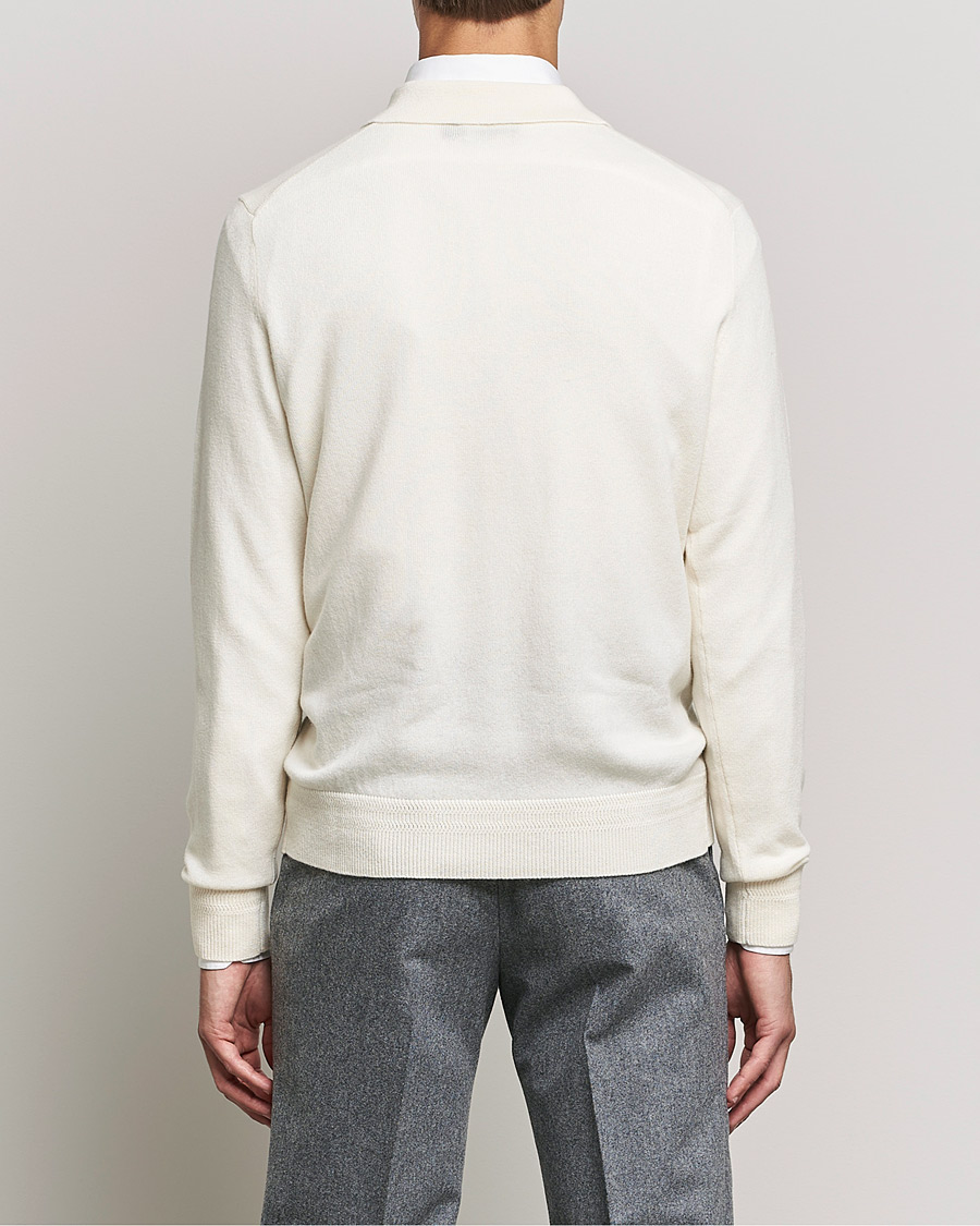 Homme | Pulls Et Tricots | Morris Heritage | Dalton Wool/Cashmere Polo Off White