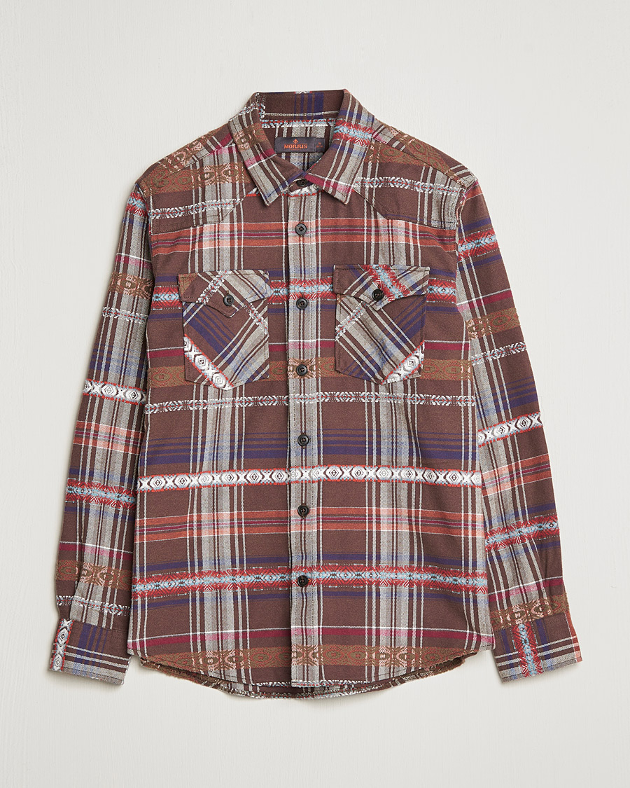 Homme | Chemises | Morris | Walton Inca Overshirt Brown