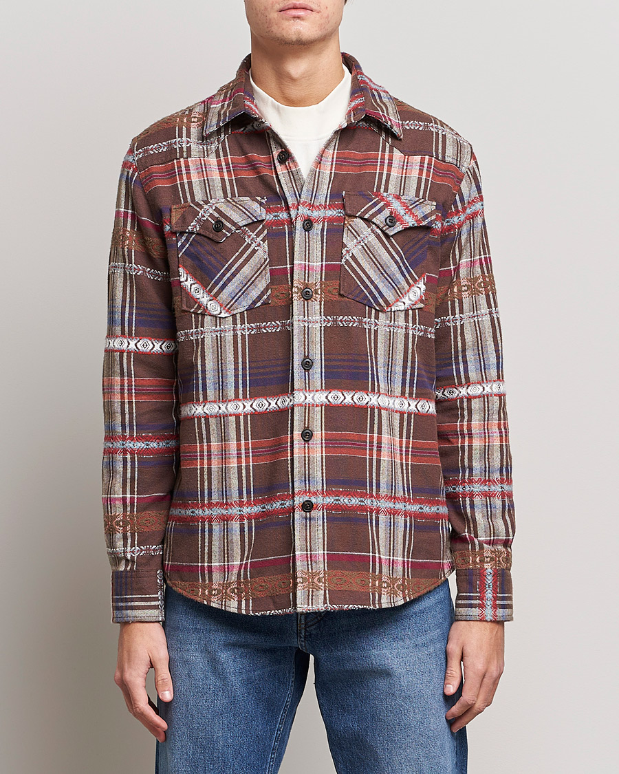 Homme | Chemises | Morris | Walton Inca Overshirt Brown