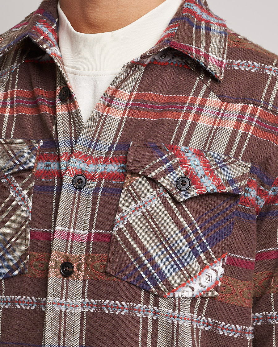 Homme | Chemises | Morris | Walton Inca Overshirt Brown