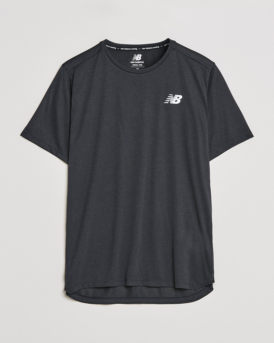 Homme | T-shirts | New Balance Running | Impact Run Short Sleeve T-Shirt Black