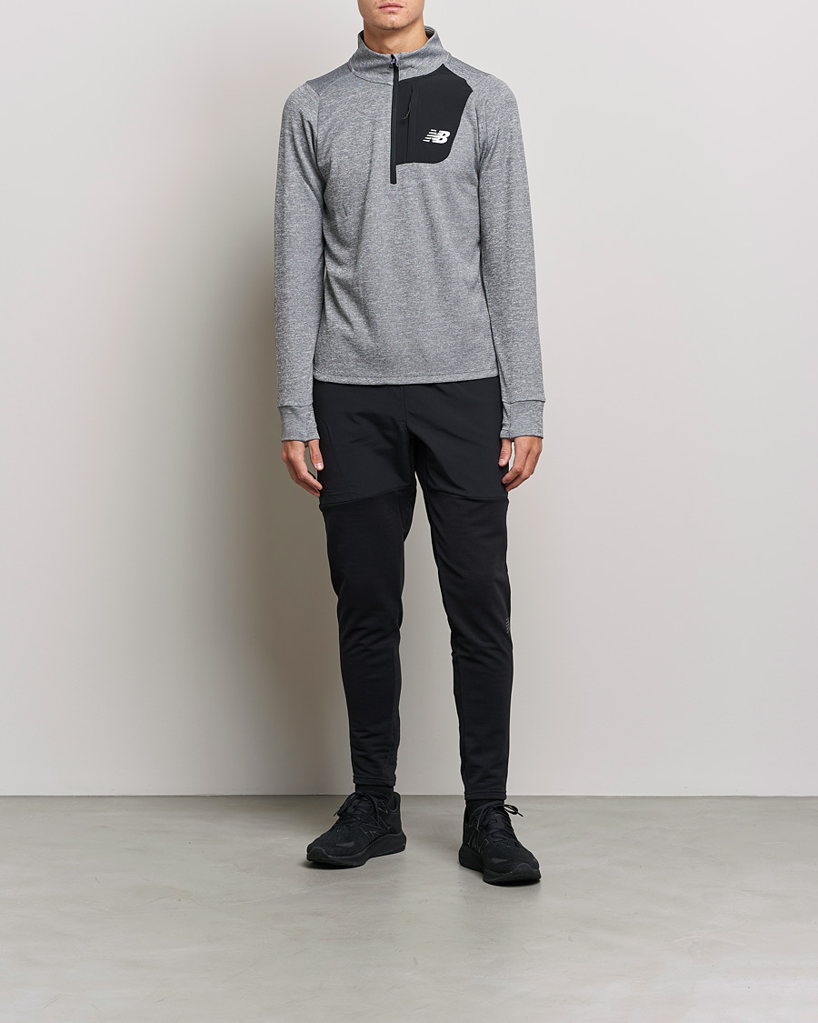 Homme | Pulls Et Tricots | New Balance Running | All-Terrain Half Zip Grey