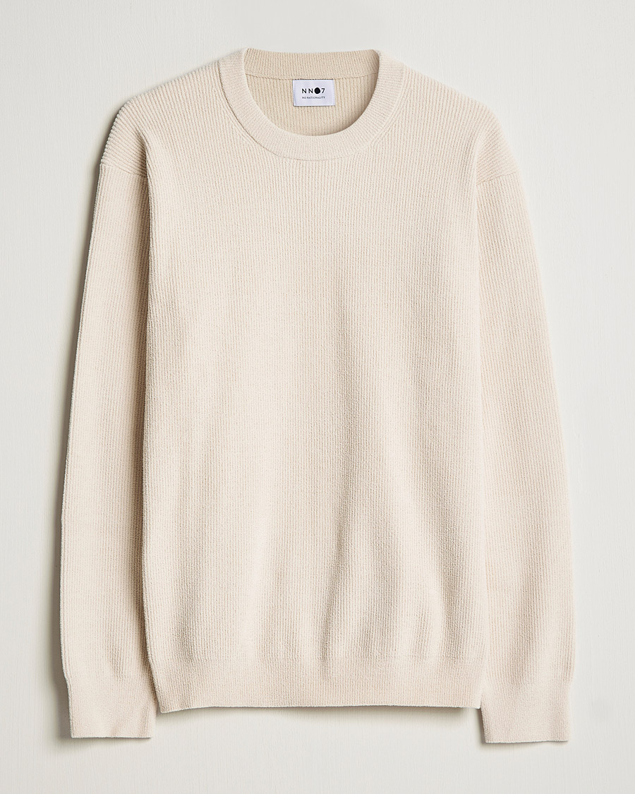 Heren | Truien | NN07 | Danny Knitted Sweater Ecru
