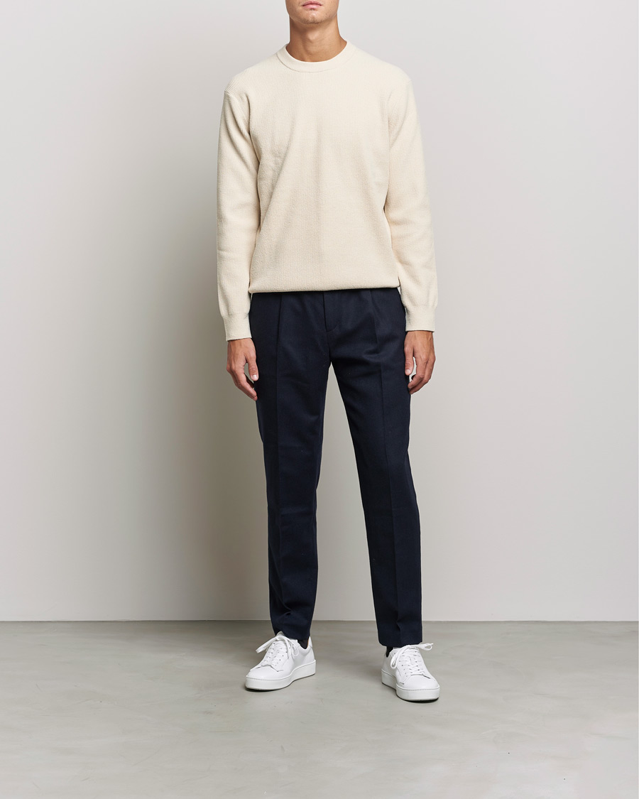 Heren | Truien | NN07 | Danny Knitted Sweater Ecru