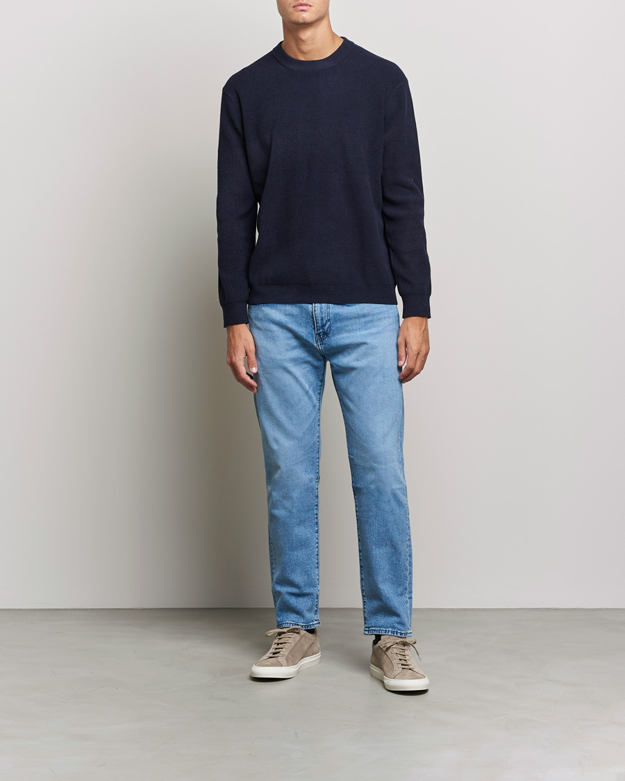 Homme | Pulls Et Tricots | NN07 | Danny Ribbed Knitted Sweater Navy