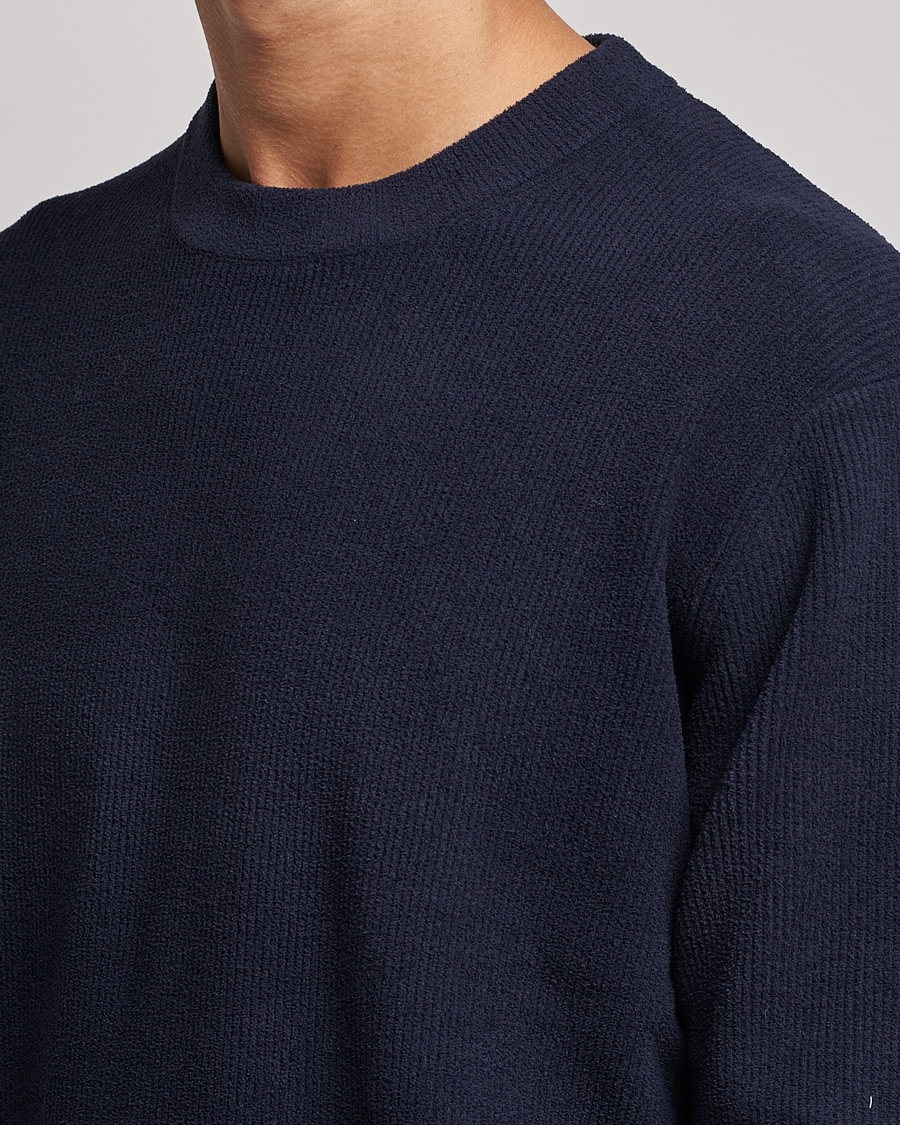 Homme | Pulls Et Tricots | NN07 | Danny Ribbed Knitted Sweater Navy