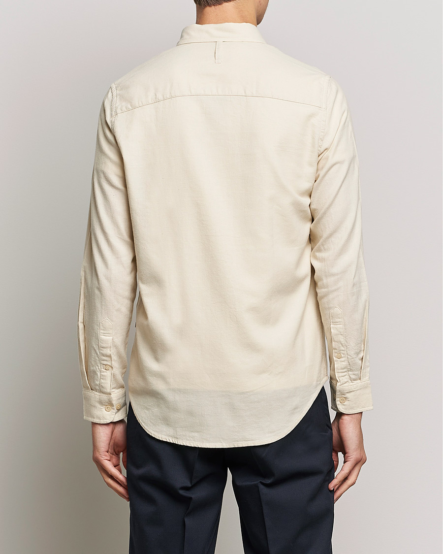 Homme | Chemises | NN07 | Arne Brushed Flannel Shirt Ecru