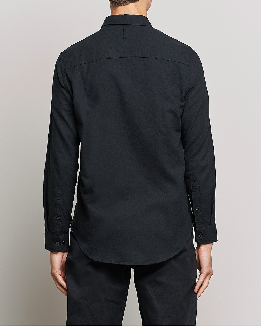 Homme | Chemises | NN07 | Arne Brushed Flannel Shirt Black