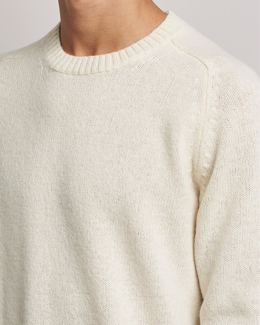Homme | Pulls Et Tricots | NN07 | Nathan Brushed Crew Neck Ecru