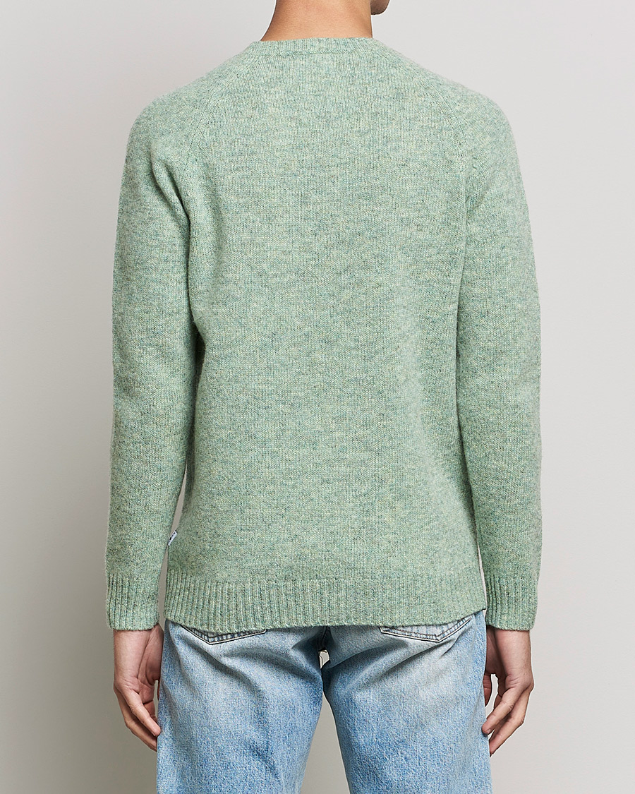 Heren | Truien | NN07 | Nathan Brushed Crew Neck Dusty Green